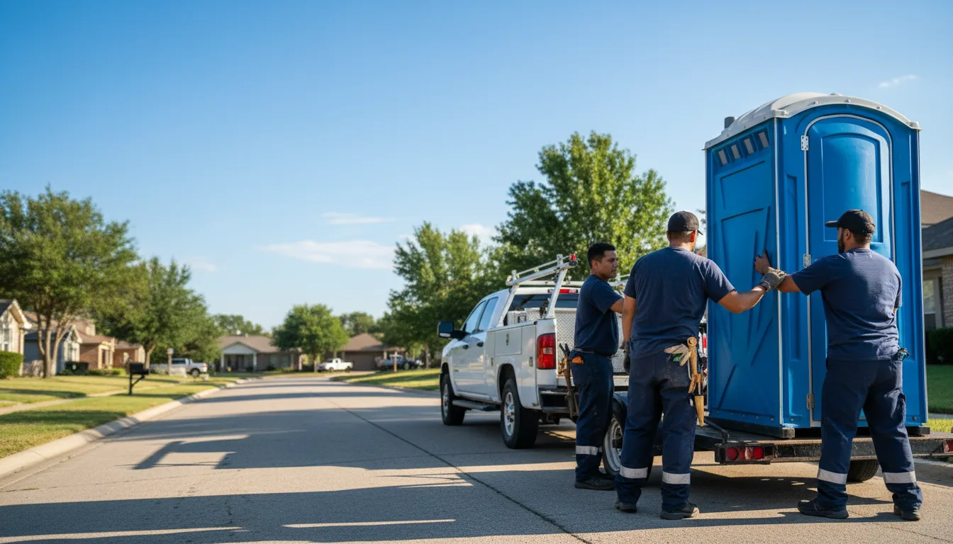 Portable Toilet Rental in West, TX near me